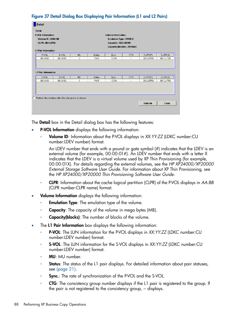 HP StorageWorks XP Remote Web Console Software User Manual | Page 88 / 109