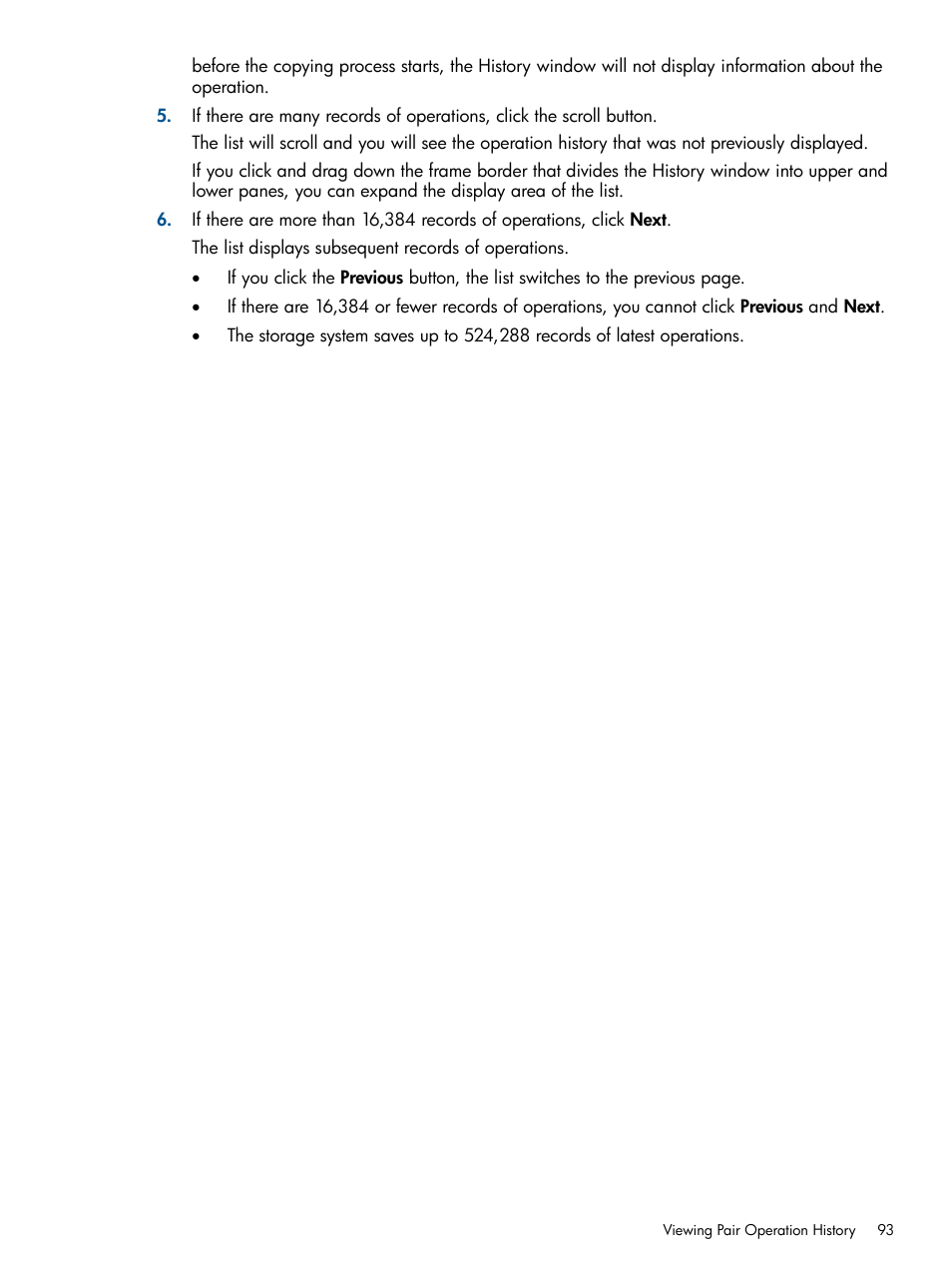 HP StorageWorks XP Remote Web Console Software User Manual | Page 93 / 109