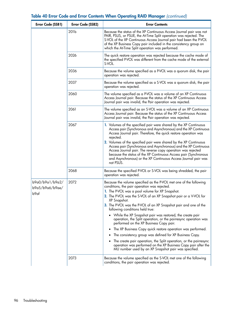 HP StorageWorks XP Remote Web Console Software User Manual | Page 96 / 109