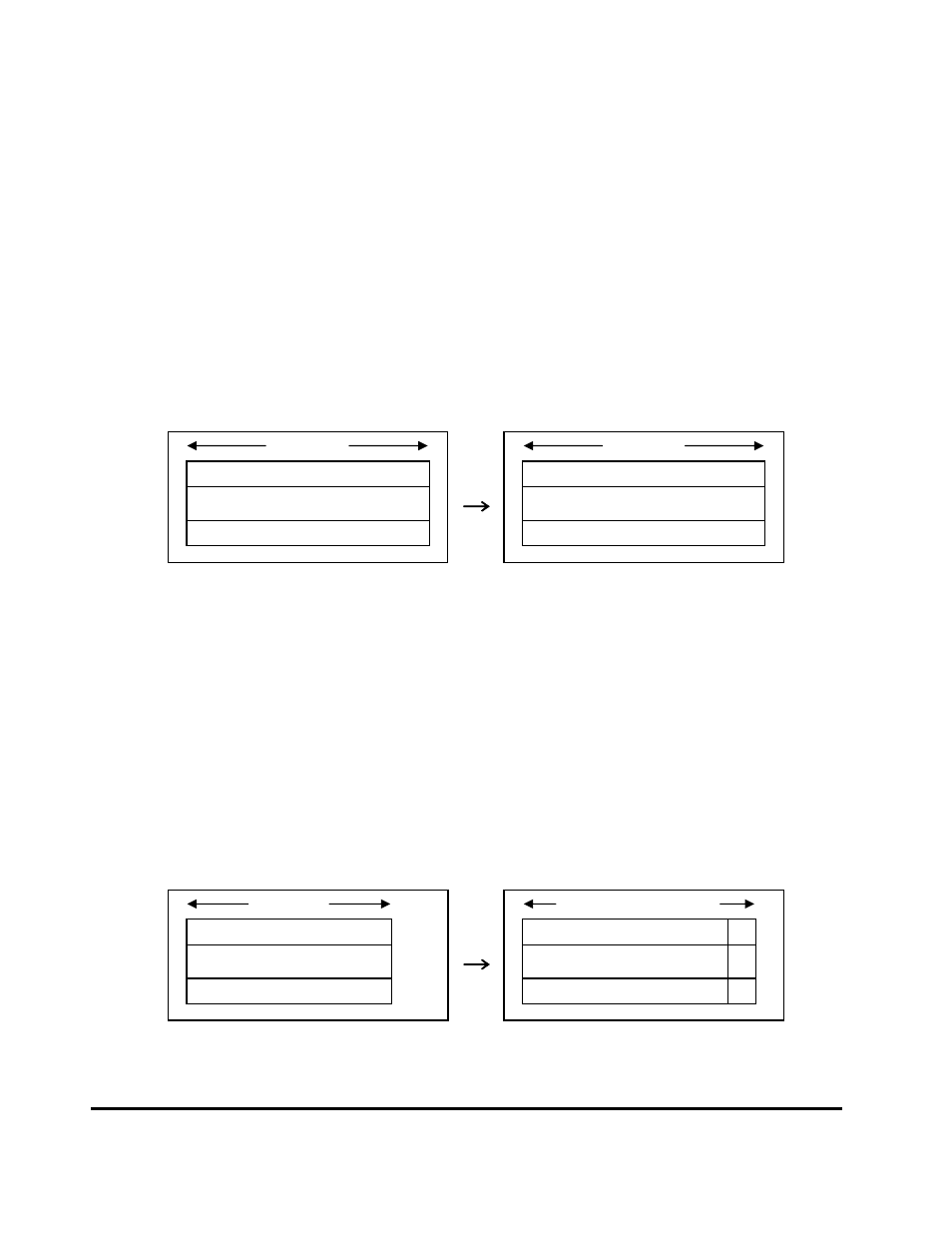 Fxmto operations, Fxmto with fixed-length record format | HP XP20000XP24000 Disk Array User Manual | Page 36 / 226