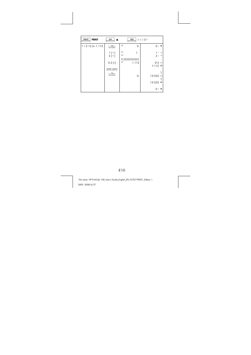 HP PrintCalc 100 User Manual | Page 11 / 32