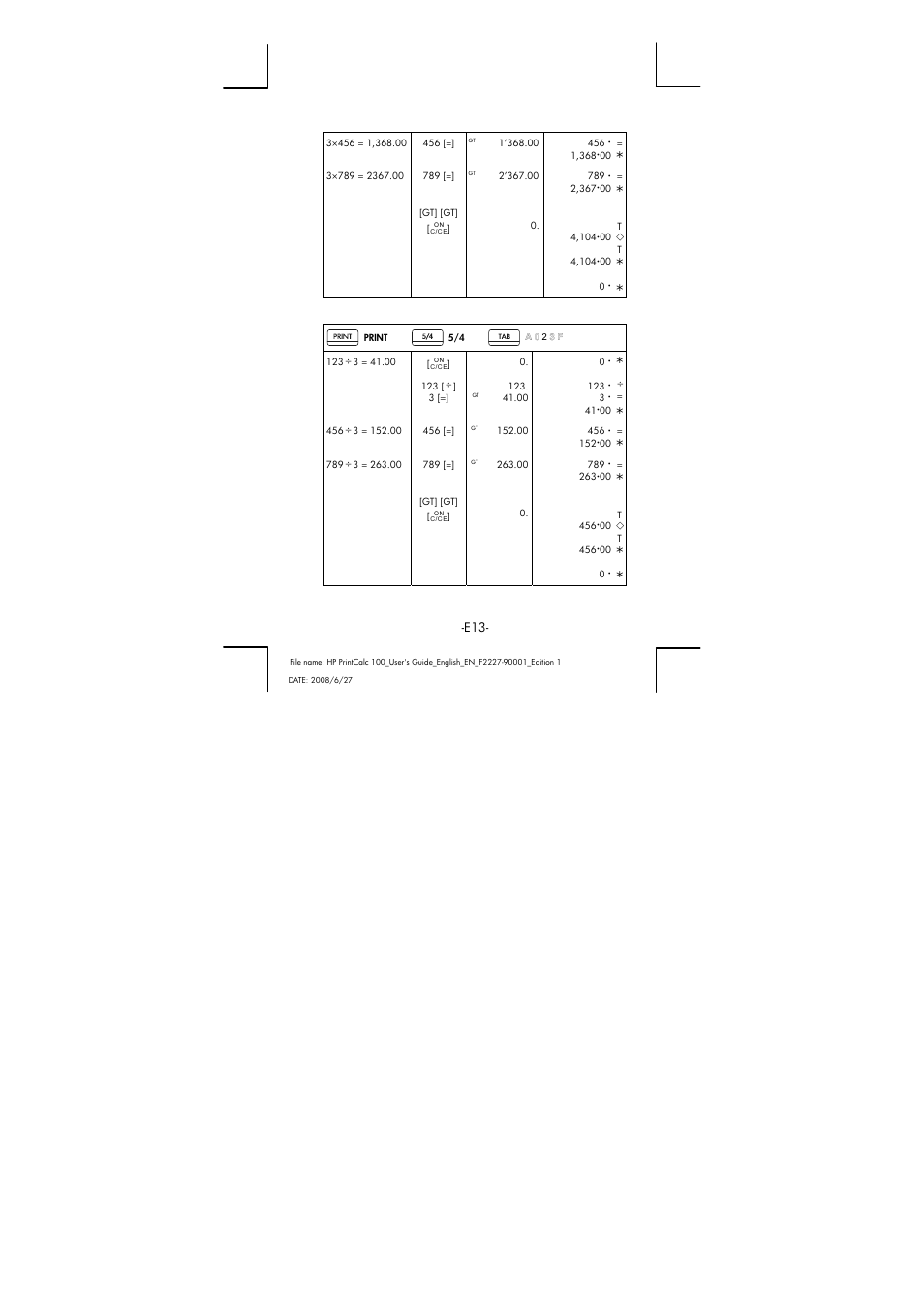 HP PrintCalc 100 User Manual | Page 14 / 32