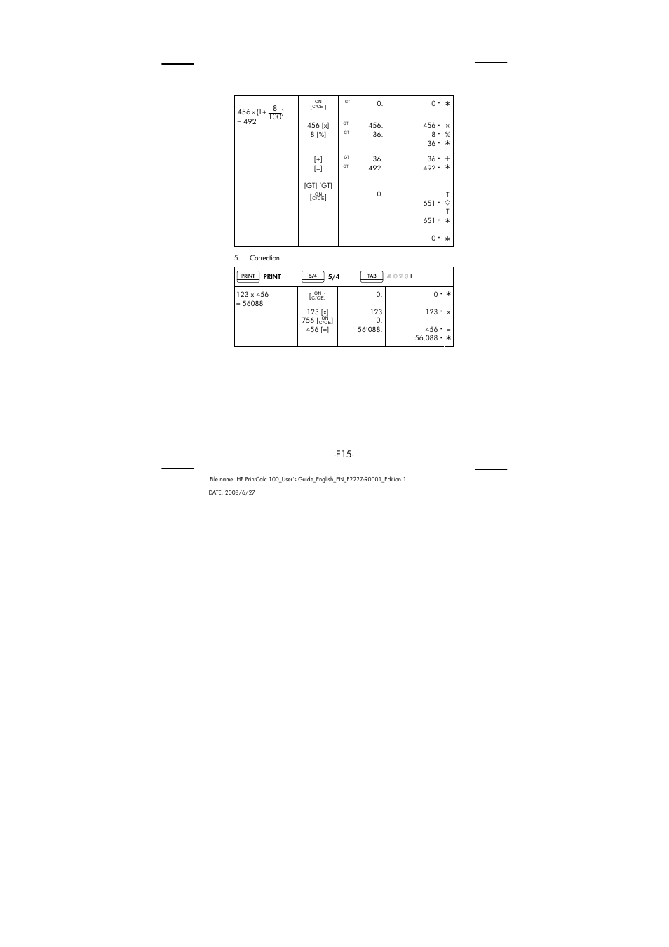 HP PrintCalc 100 User Manual | Page 16 / 32