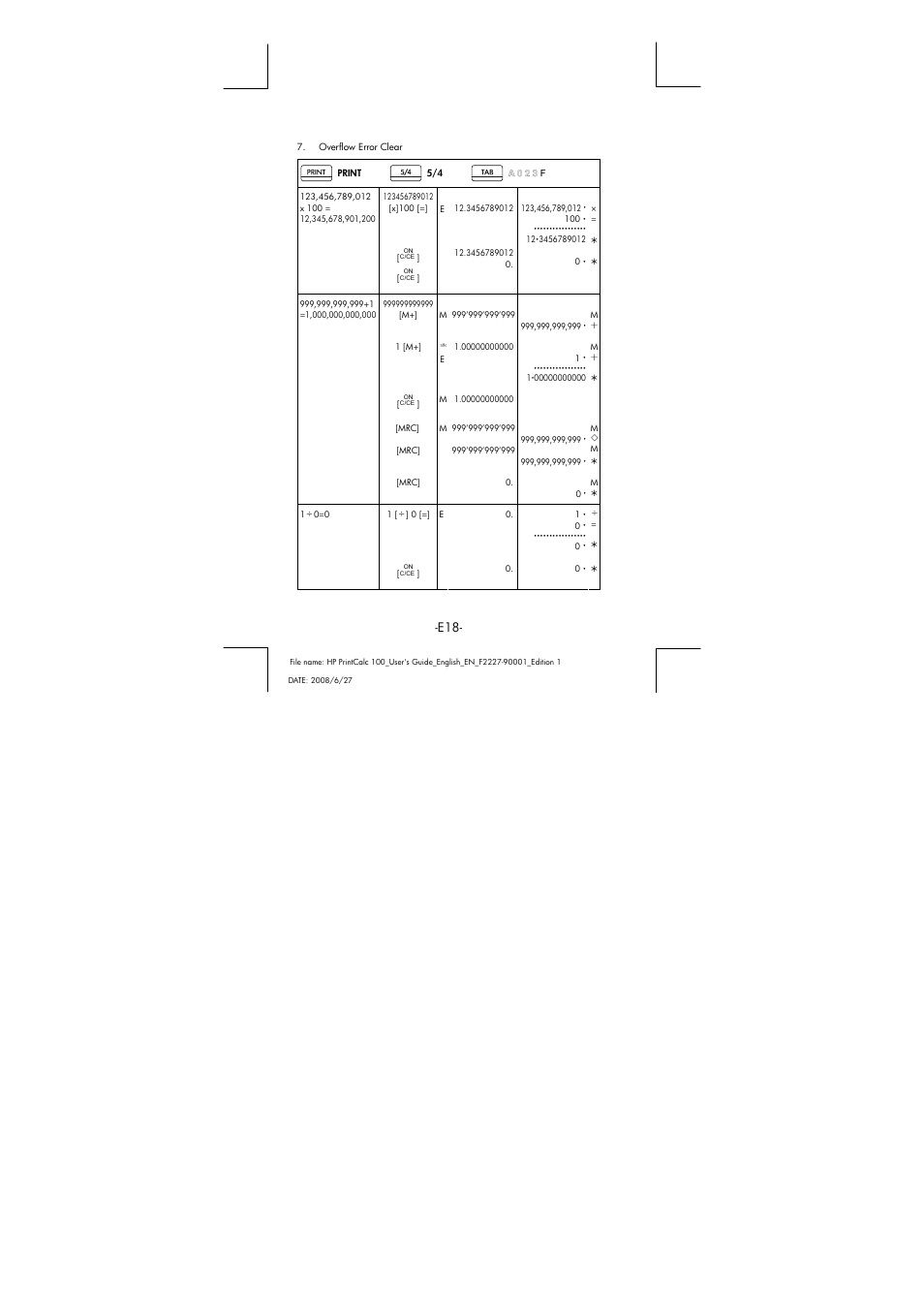 HP PrintCalc 100 User Manual | Page 19 / 32