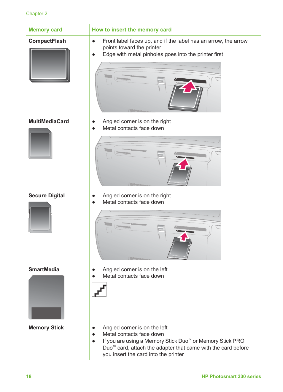 HP Photosmart 335 Compact Photo Printer User Manual | Page 24 / 69