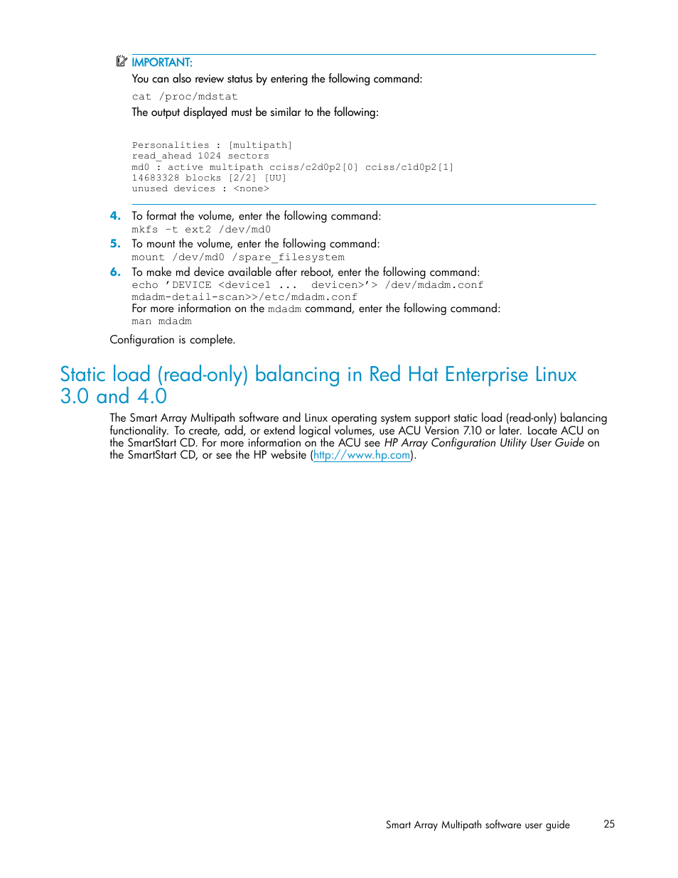 HP StorageWorks 500 G2 Modular Smart Array User Manual | Page 25 / 35