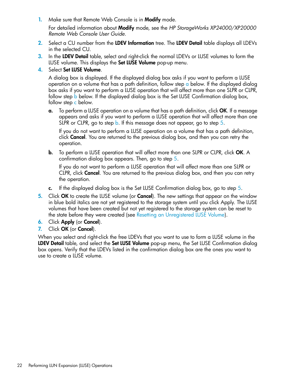 HP XP Array Manager Software User Manual | Page 22 / 43