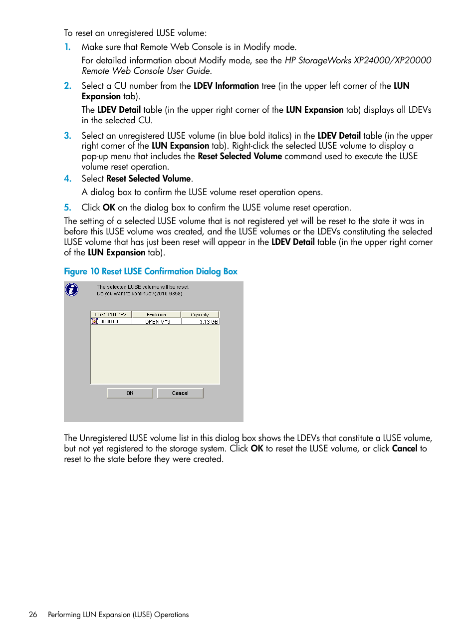 HP XP Array Manager Software User Manual | Page 26 / 43