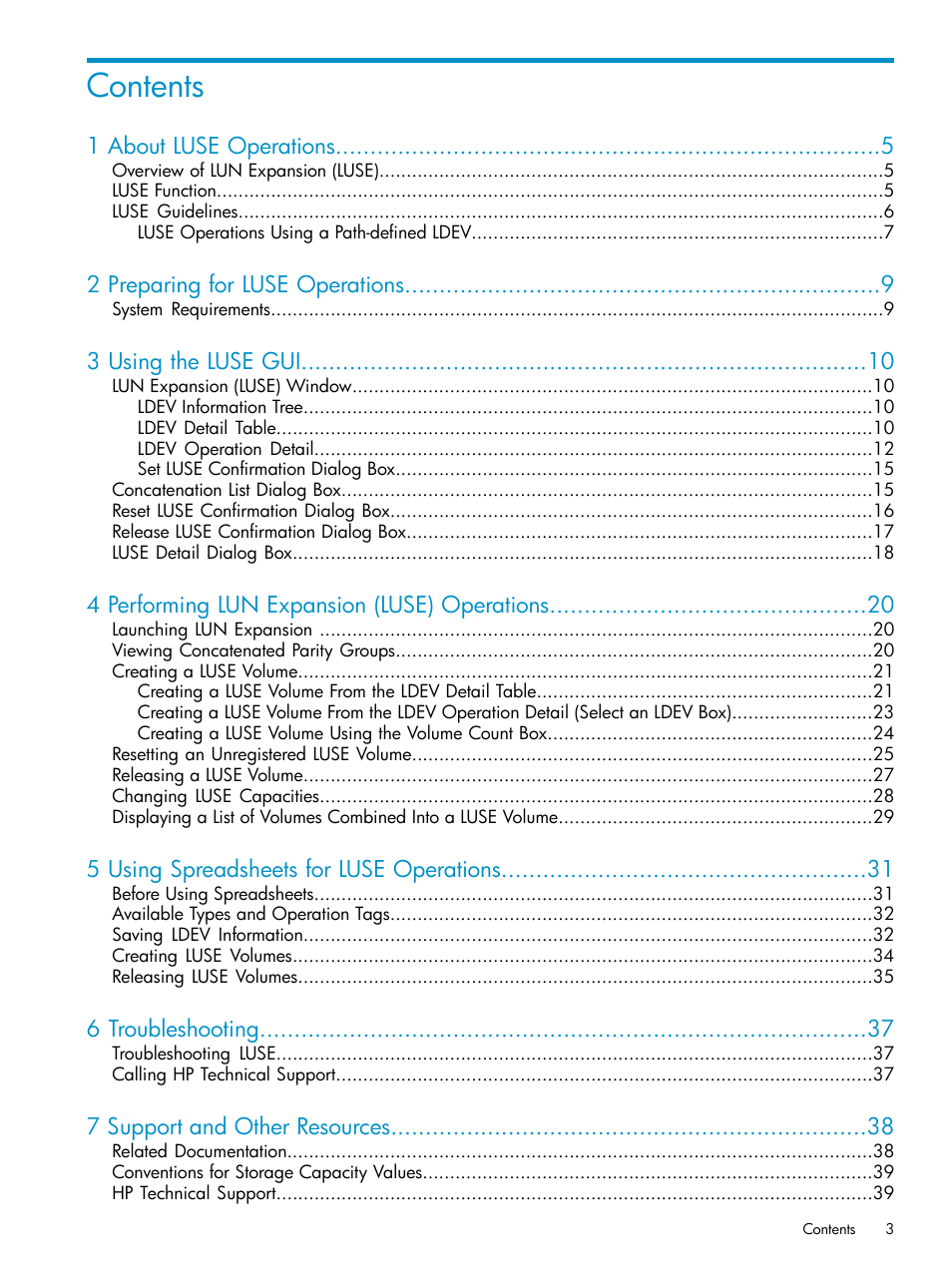 HP XP Array Manager Software User Manual | Page 3 / 43