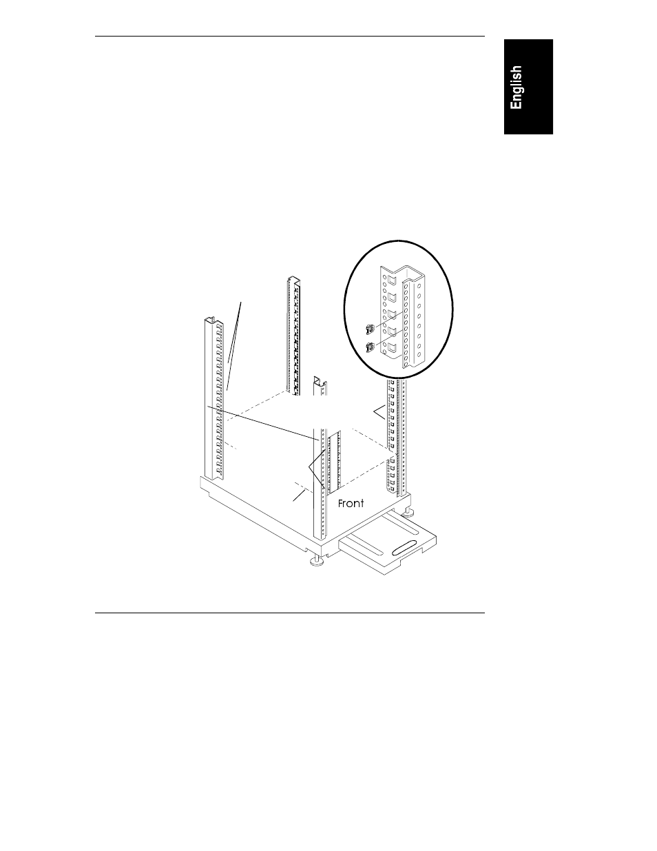 Installing rack nuts | HP Netserver L Server series User Manual | Page 55 / 126