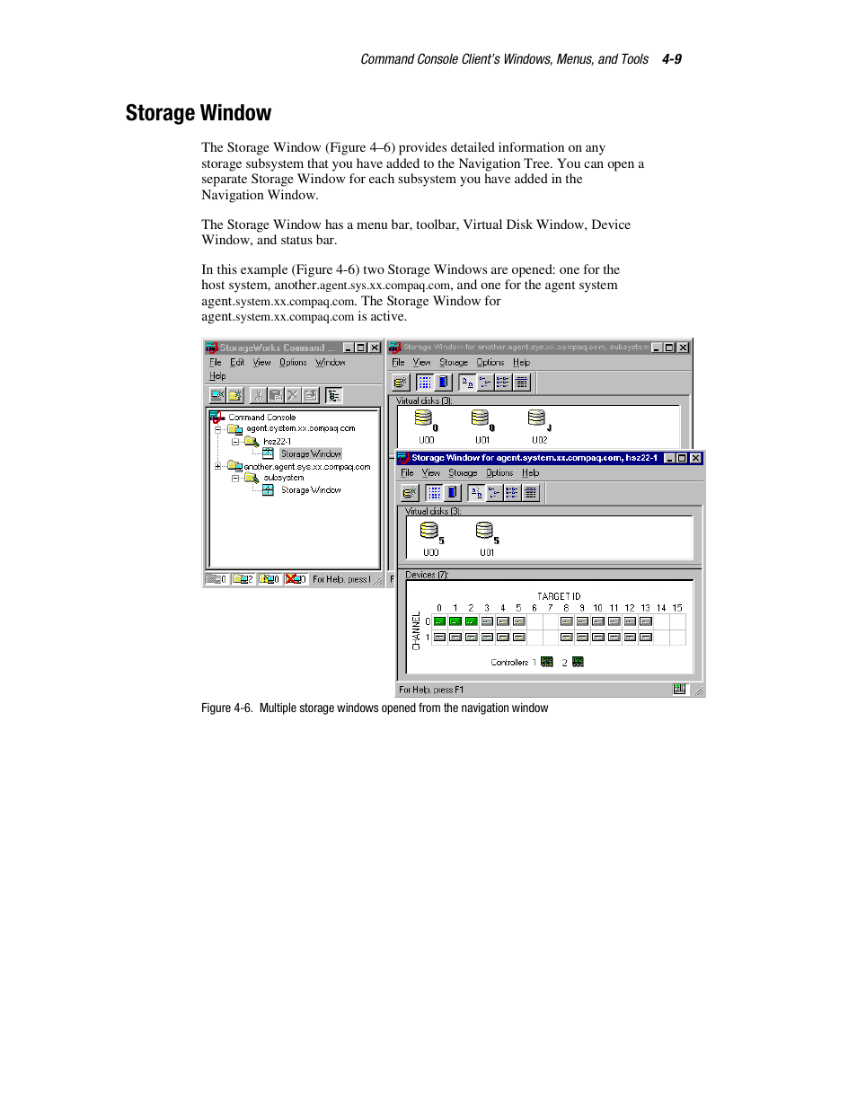 Storage window | HP StorageWorks 3000 RAID Array User Manual | Page 107 / 126