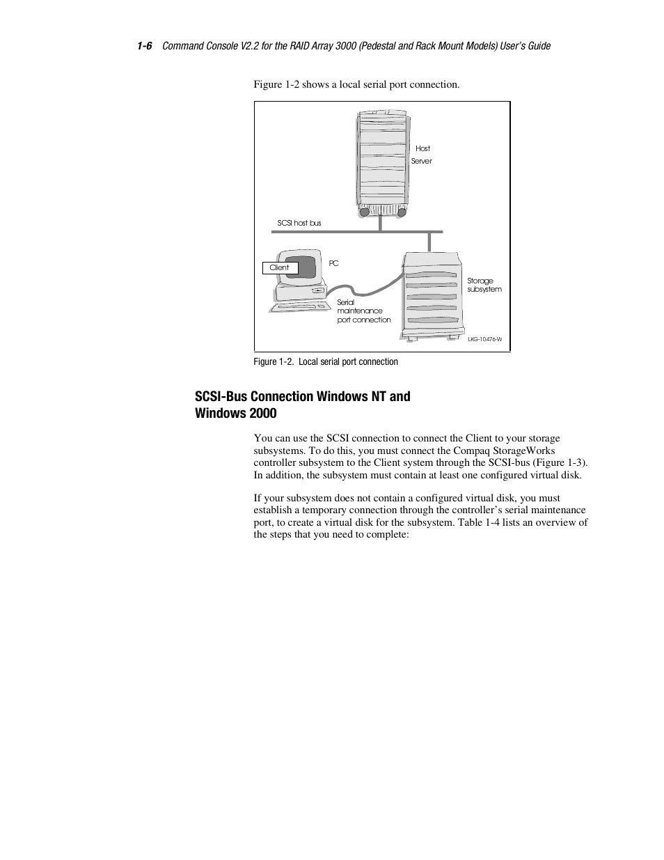 Scsi-bus connection windows nt and windows 2000 | HP StorageWorks 3000 RAID Array User Manual | Page 22 / 126