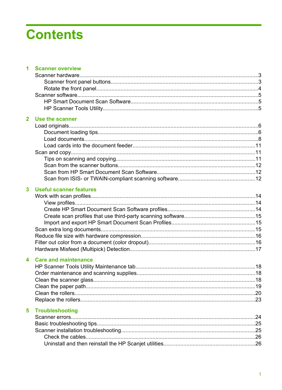 HP Scanjet Enterprise 9000 Sheet-feed Scanner User Manual | Page 3 / 41