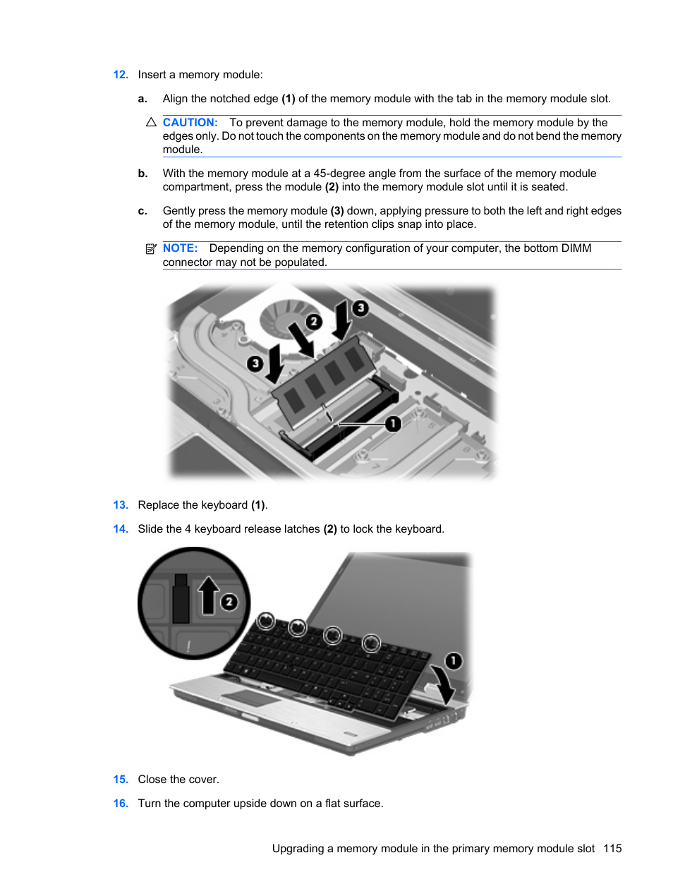 HP EliteBook 8540w Mobile Workstation User Manual | Page 127 / 187