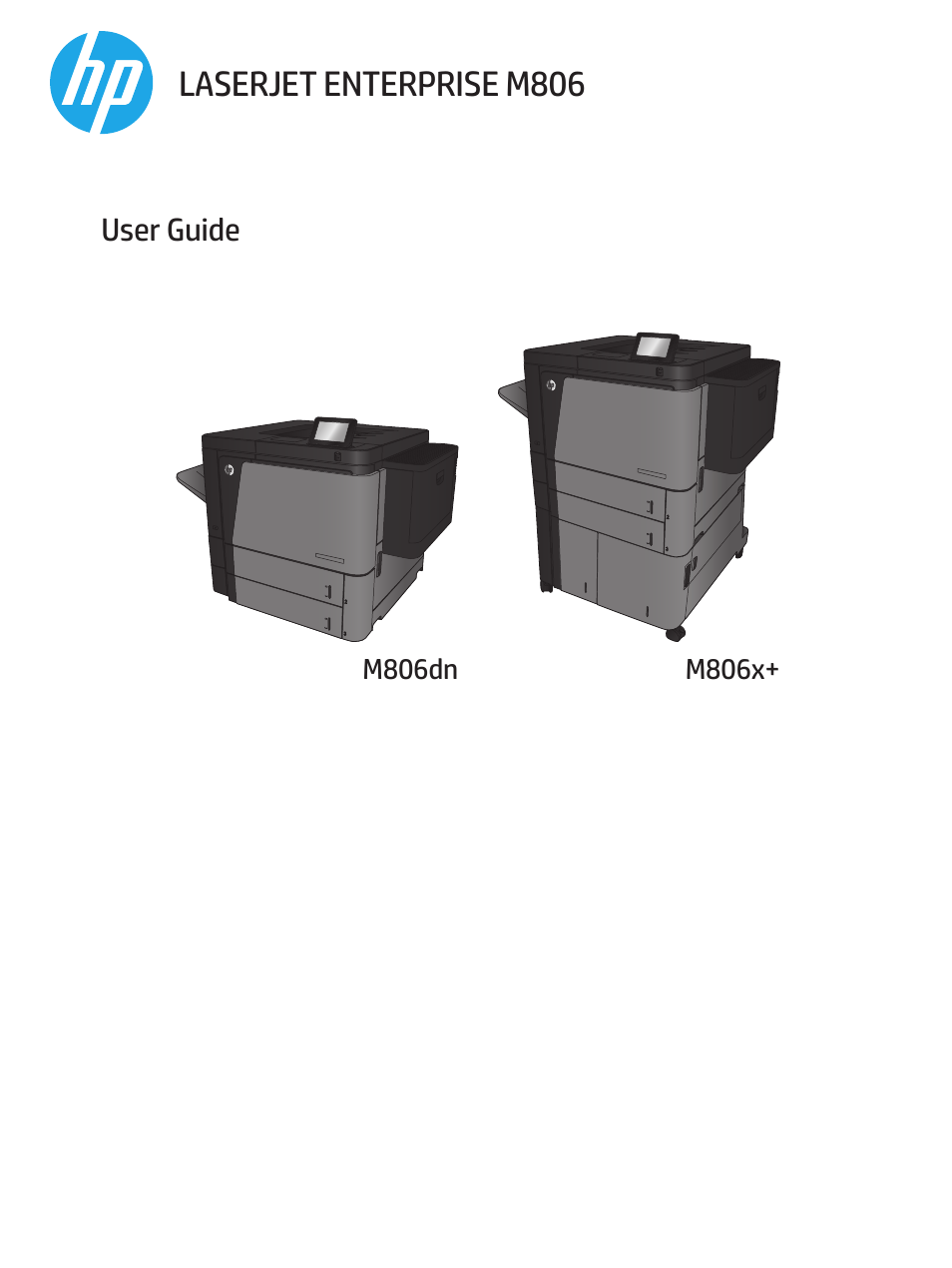 HP LaserJet Enterprise M806 Printer series User Manual | 146 pages