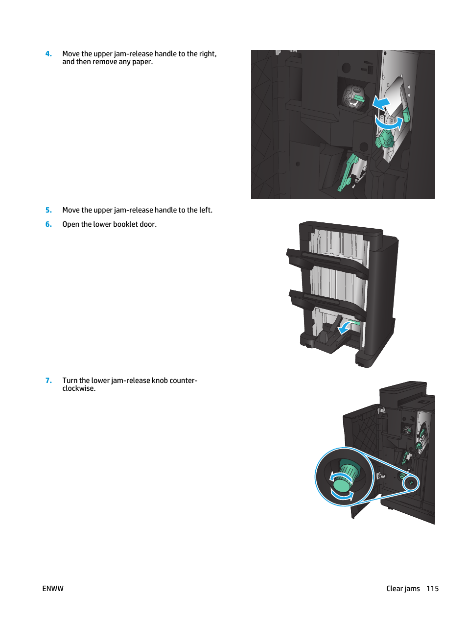 HP LaserJet Enterprise M806 Printer series User Manual | Page 123 / 146