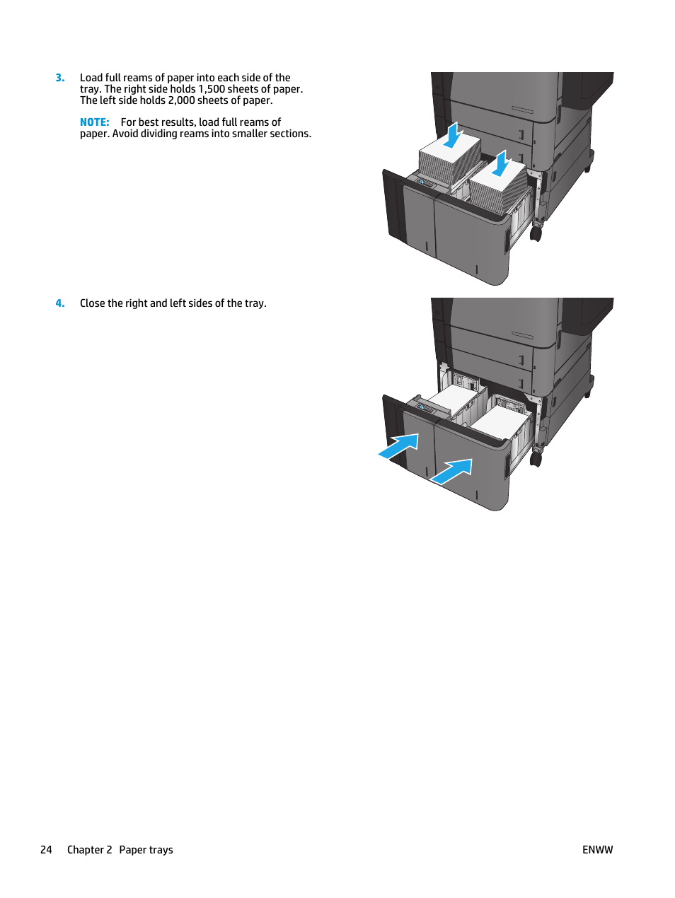 HP LaserJet Enterprise M806 Printer series User Manual | Page 32 / 146