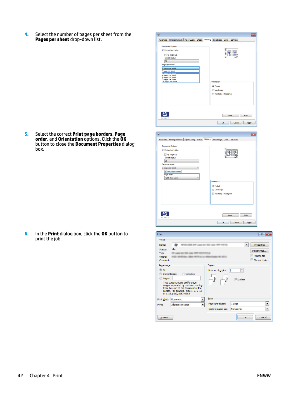 HP LaserJet Enterprise M806 Printer series User Manual | Page 50 / 146