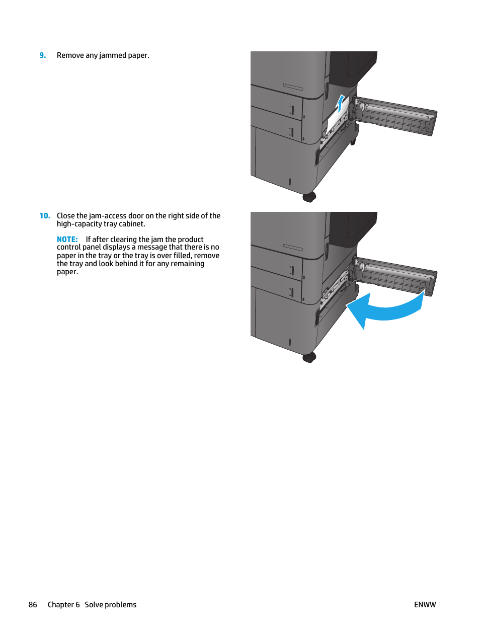 HP LaserJet Enterprise M806 Printer series User Manual | Page 94 / 146