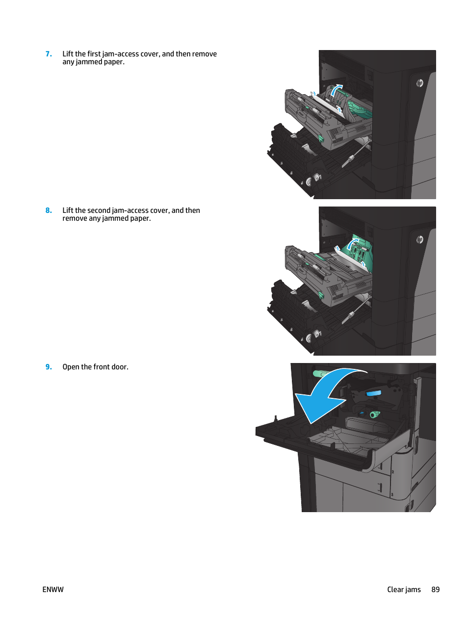 HP LaserJet Enterprise M806 Printer series User Manual | Page 97 / 146