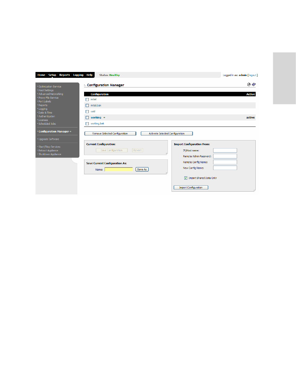 HP StorageWorks Enterprise File Services WAN Accelerator User Manual | Page 123 / 194