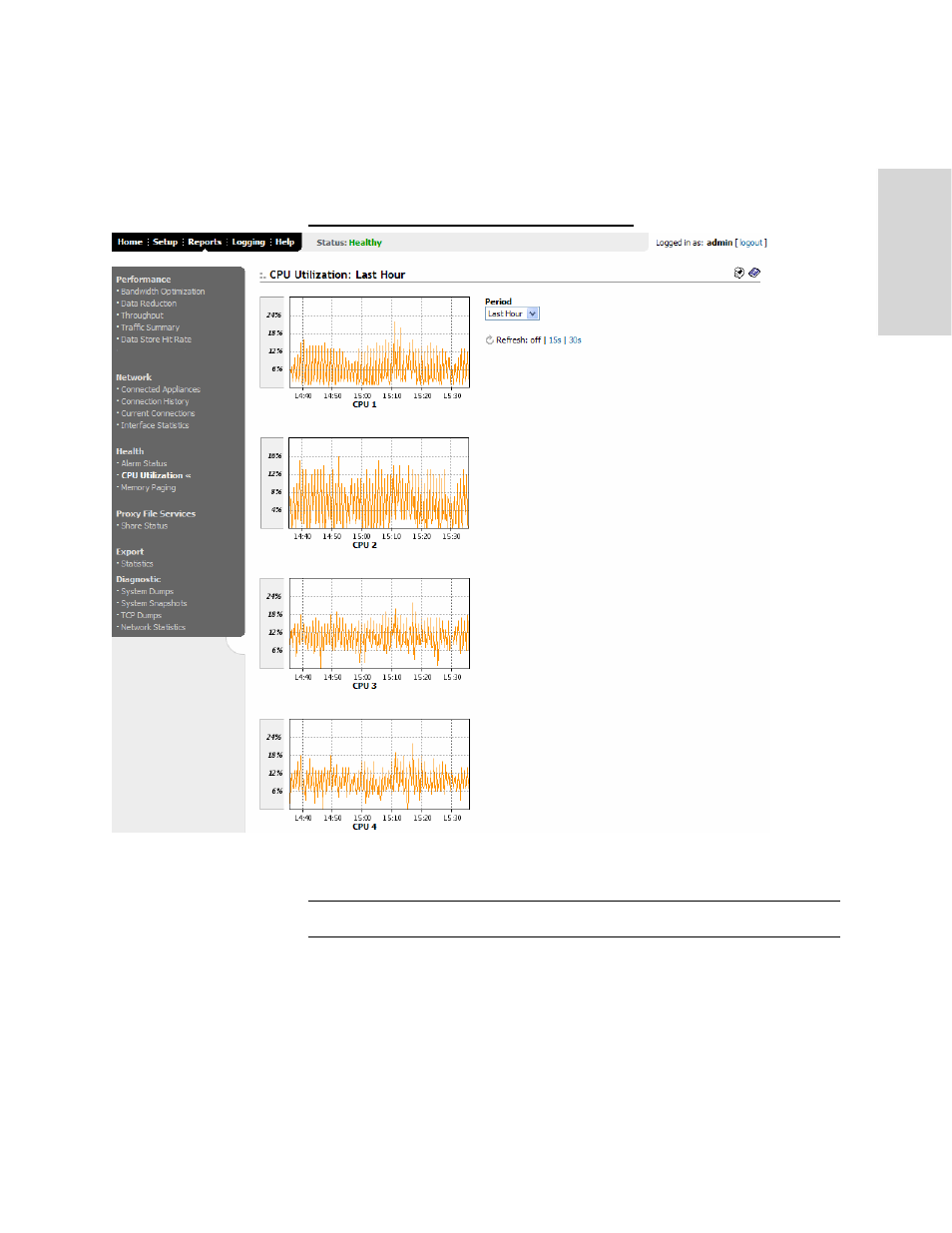 Creating memory paging reports | HP StorageWorks Enterprise File Services WAN Accelerator User Manual | Page 155 / 194