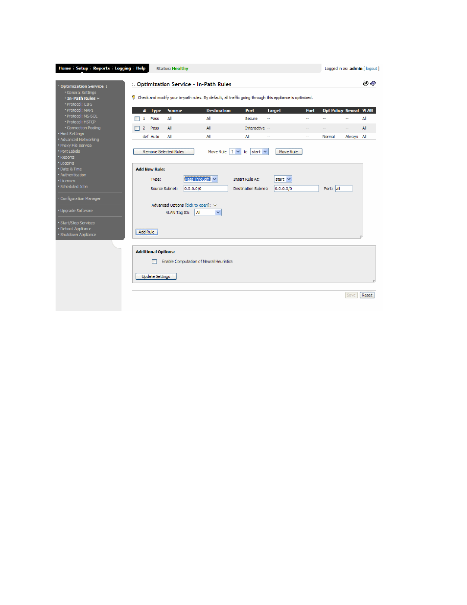 HP StorageWorks Enterprise File Services WAN Accelerator User Manual | Page 34 / 194