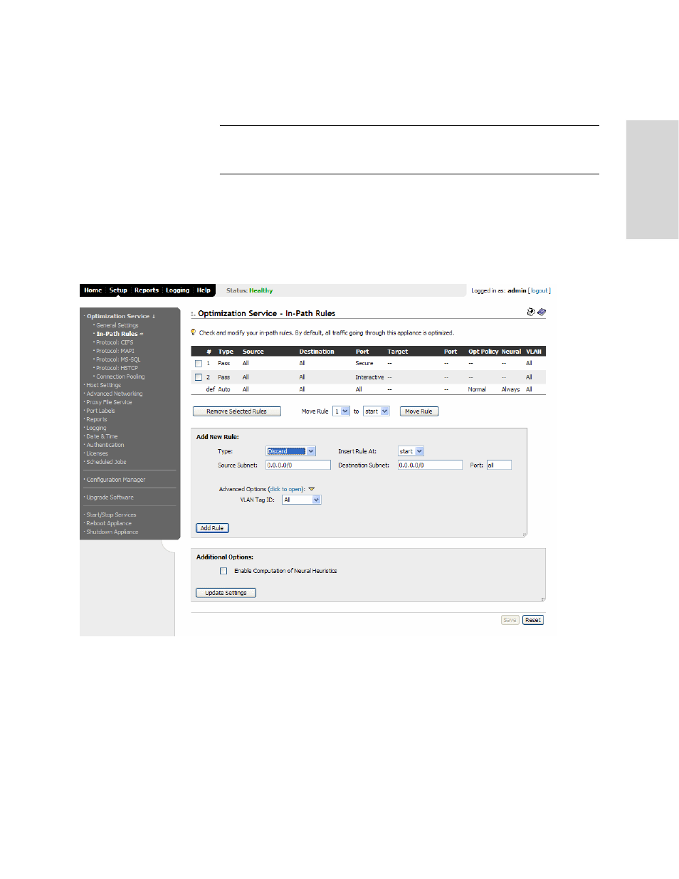 HP StorageWorks Enterprise File Services WAN Accelerator User Manual | Page 35 / 194