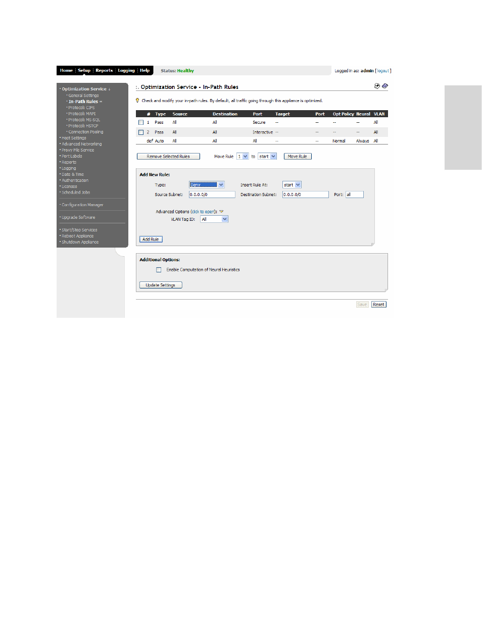 HP StorageWorks Enterprise File Services WAN Accelerator User Manual | Page 37 / 194
