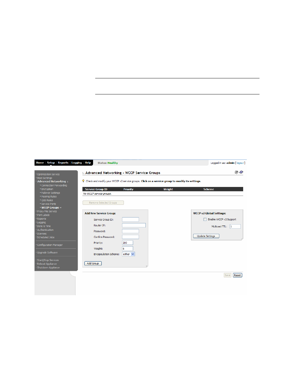 HP StorageWorks Enterprise File Services WAN Accelerator User Manual | Page 76 / 194