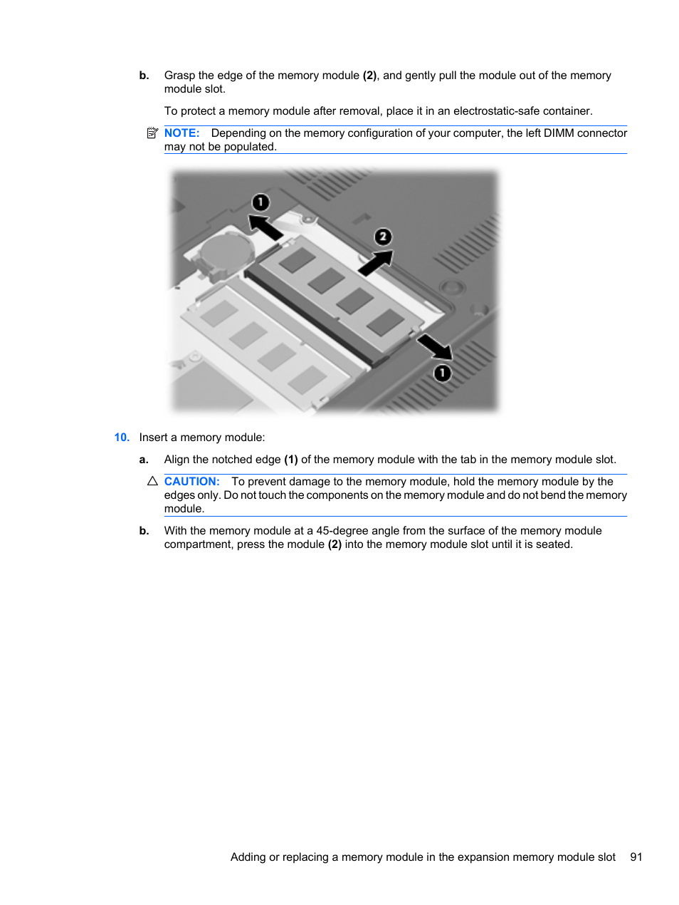 HP EliteBook 8740w Mobile Workstation User Manual | Page 103 / 150