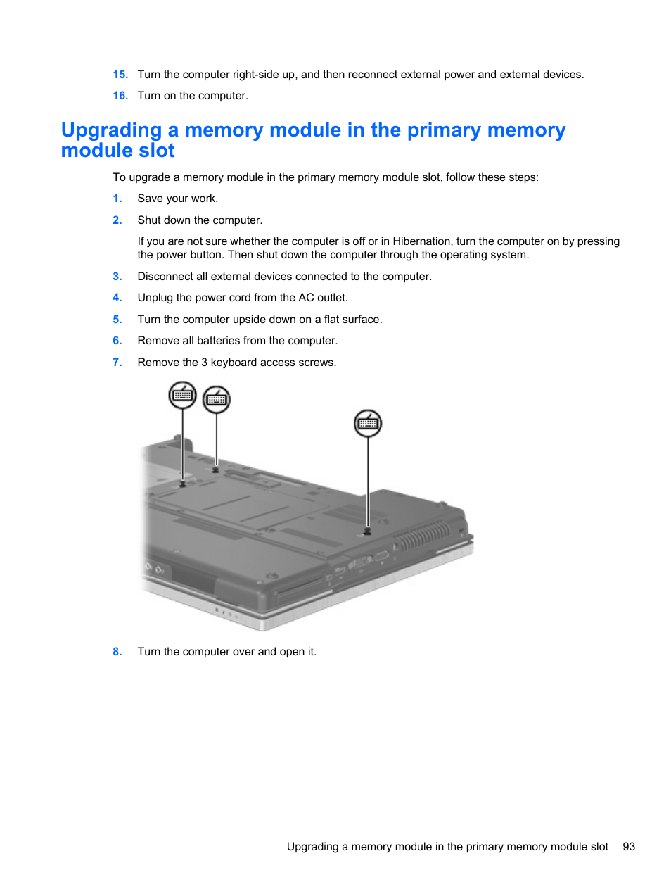 HP EliteBook 8740w Mobile Workstation User Manual | Page 105 / 150