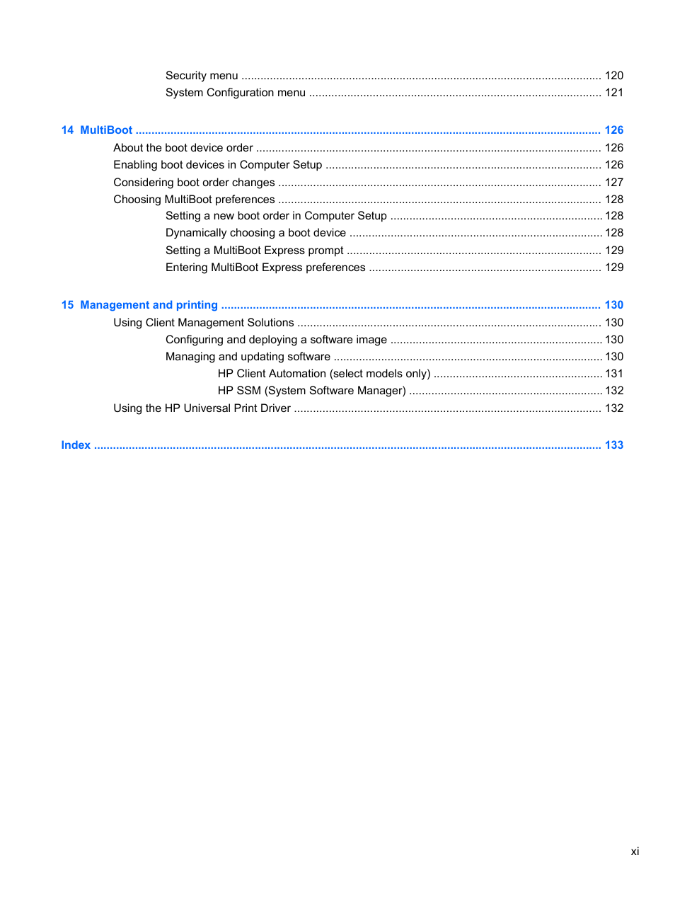 HP EliteBook 8740w Mobile Workstation User Manual | Page 11 / 150