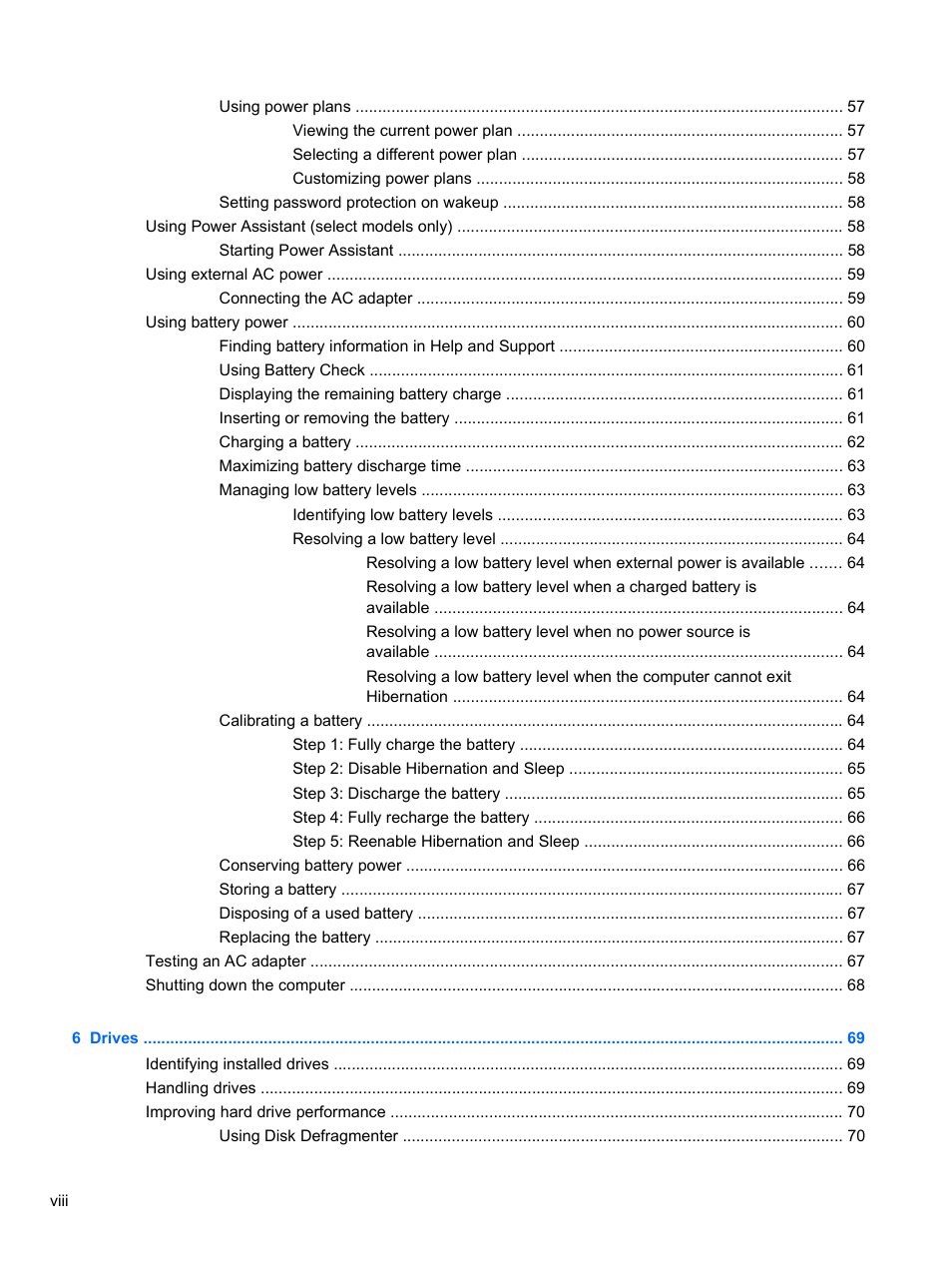 HP EliteBook 8740w Mobile Workstation User Manual | Page 8 / 150