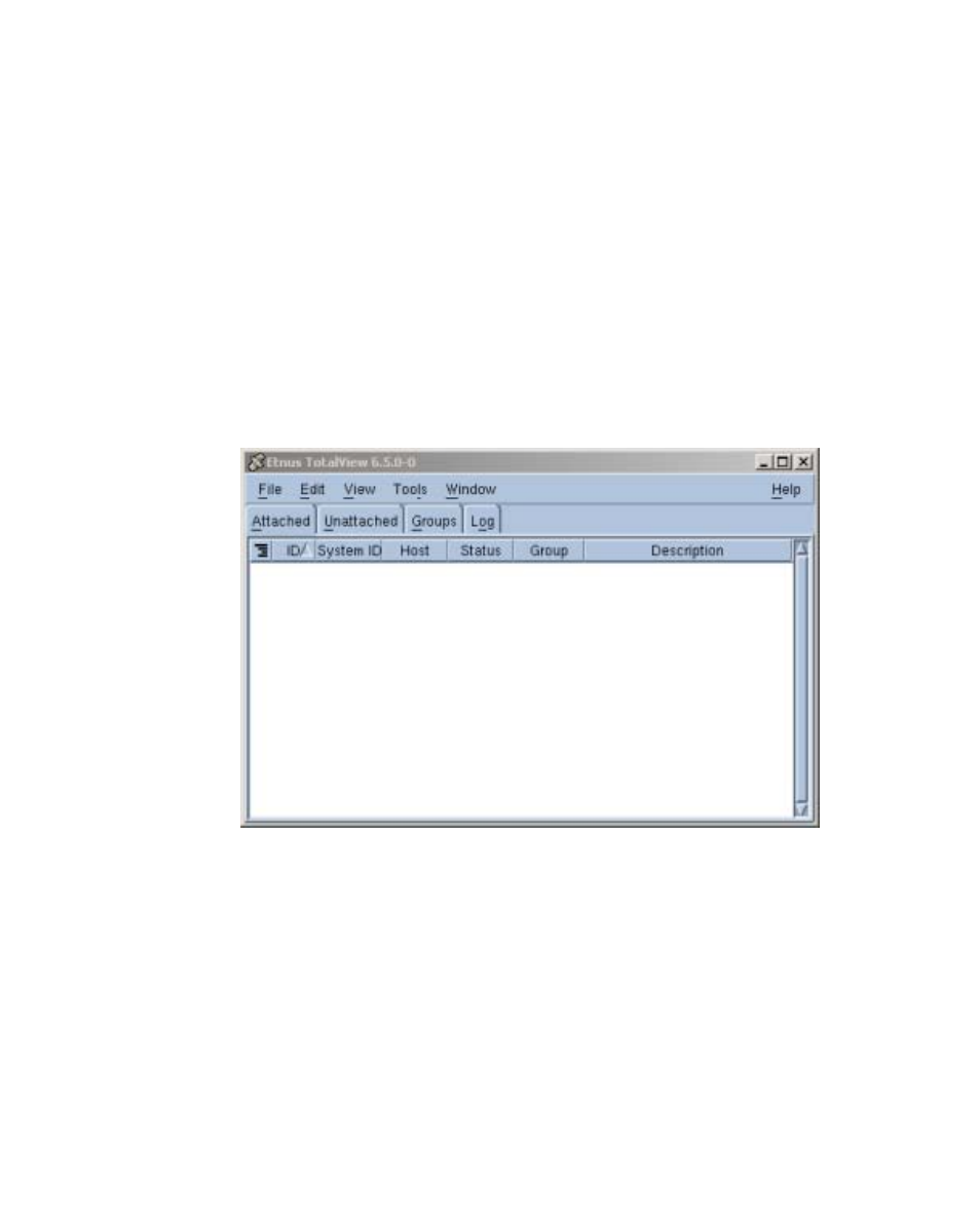 5 starting totalview for the first time, Figure 4-1: totalview root window, Section 4.2.1.5 | HP XC System 2.x Software User Manual | Page 60 / 154