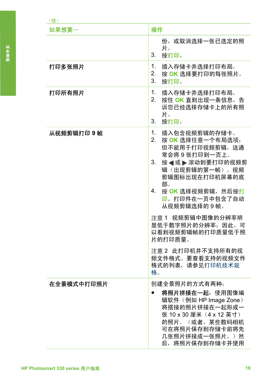 HP Photosmart 335 Compact Photo Printer User Manual | Page 24 / 178