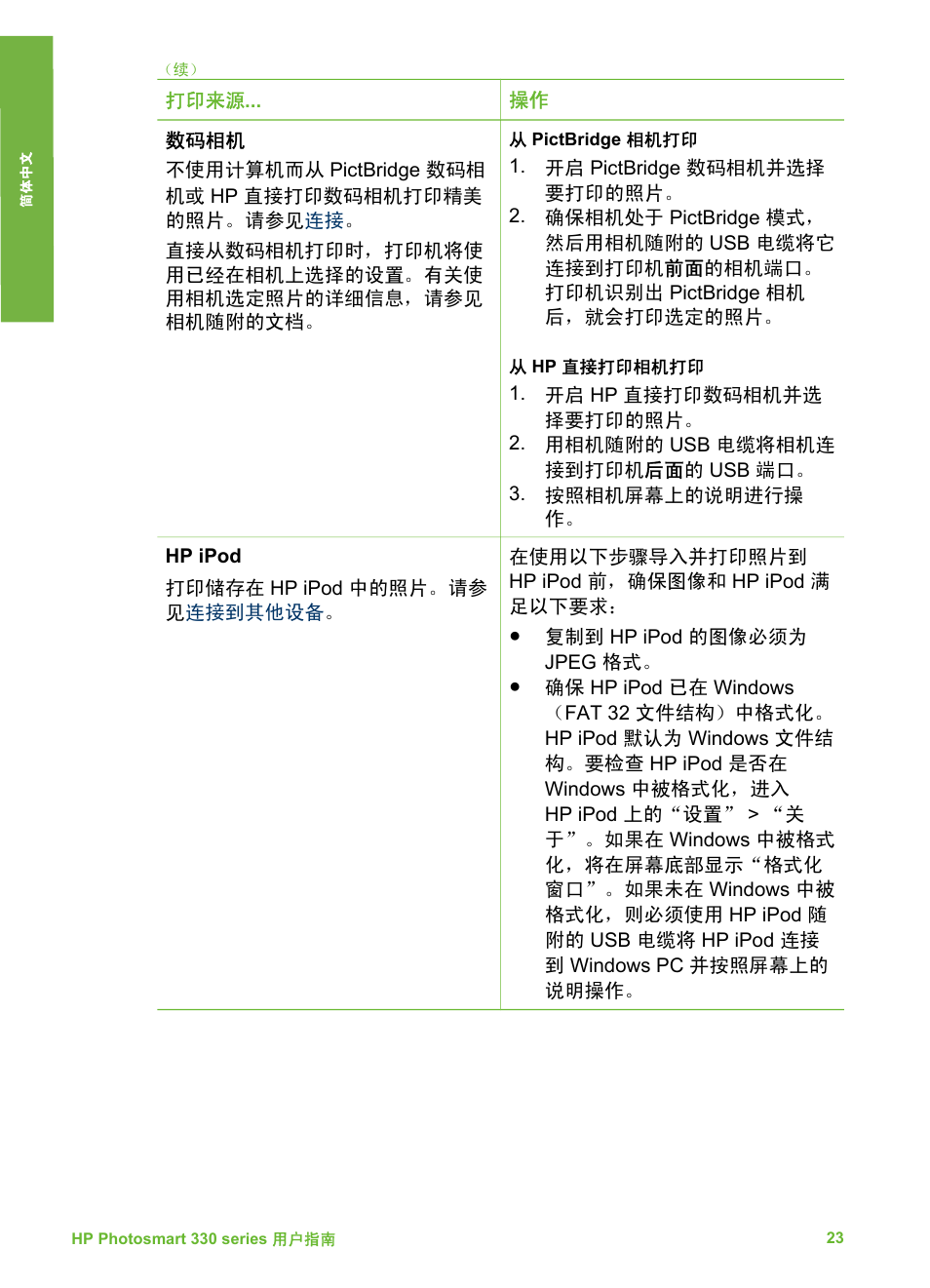 HP Photosmart 335 Compact Photo Printer User Manual | Page 28 / 178
