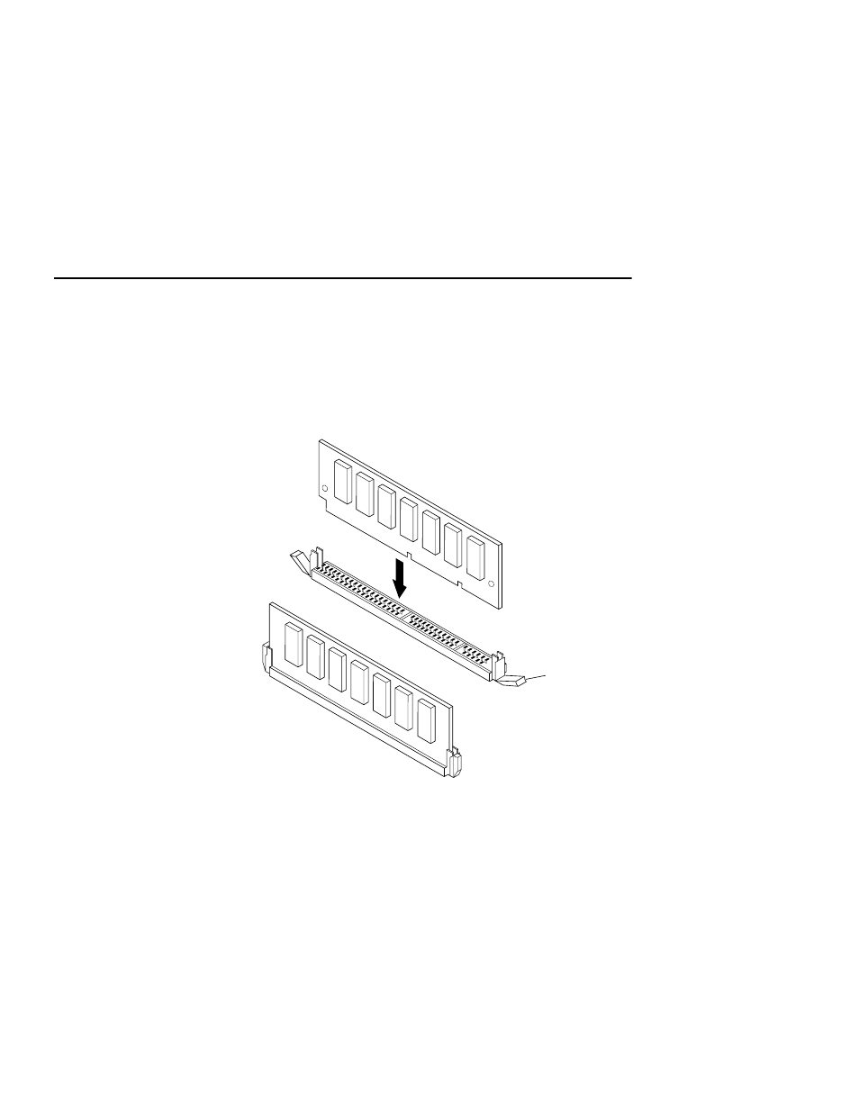 Installing dimms, Figure 5–8 installing a dimm, Installing dimms –44 | Installing a dimm –44, Nd “installing dimms | HP Array Controller HSG V8.7 Software User Manual | Page 240 / 576