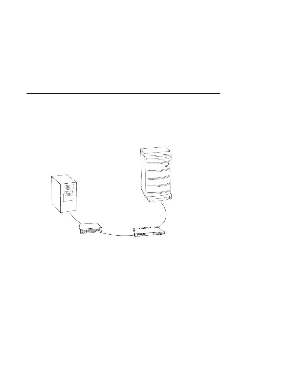 The hsg80 array controller, Figure 1–2 a host and its storage subsystem, The hsg80 array controller –7 | A host and its storage subsystem –7 | HP Array Controller HSG V8.7 Software User Manual | Page 31 / 576