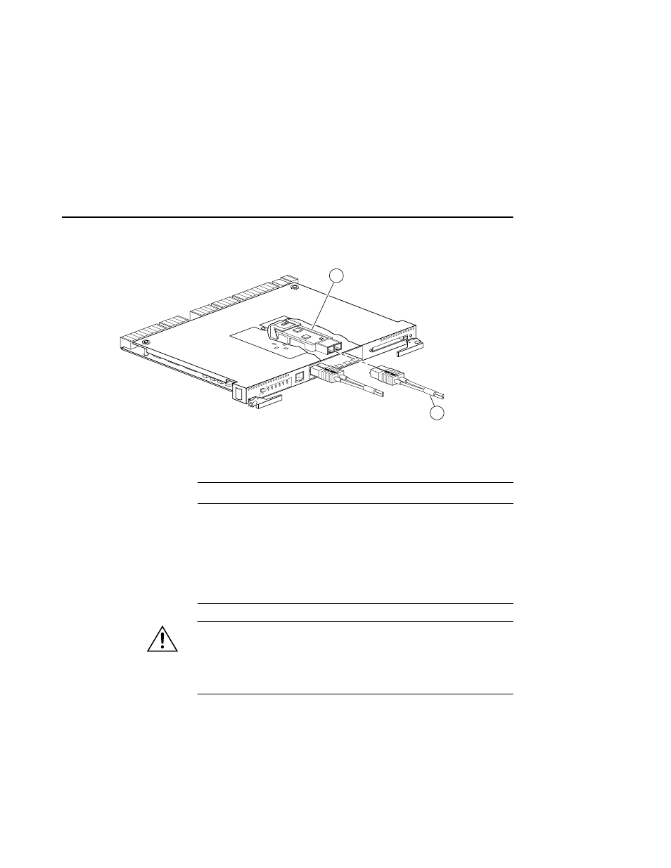 Figure 1–5, Fibre channel optical cable precautions | HP Array Controller HSG V8.7 Software User Manual | Page 35 / 576