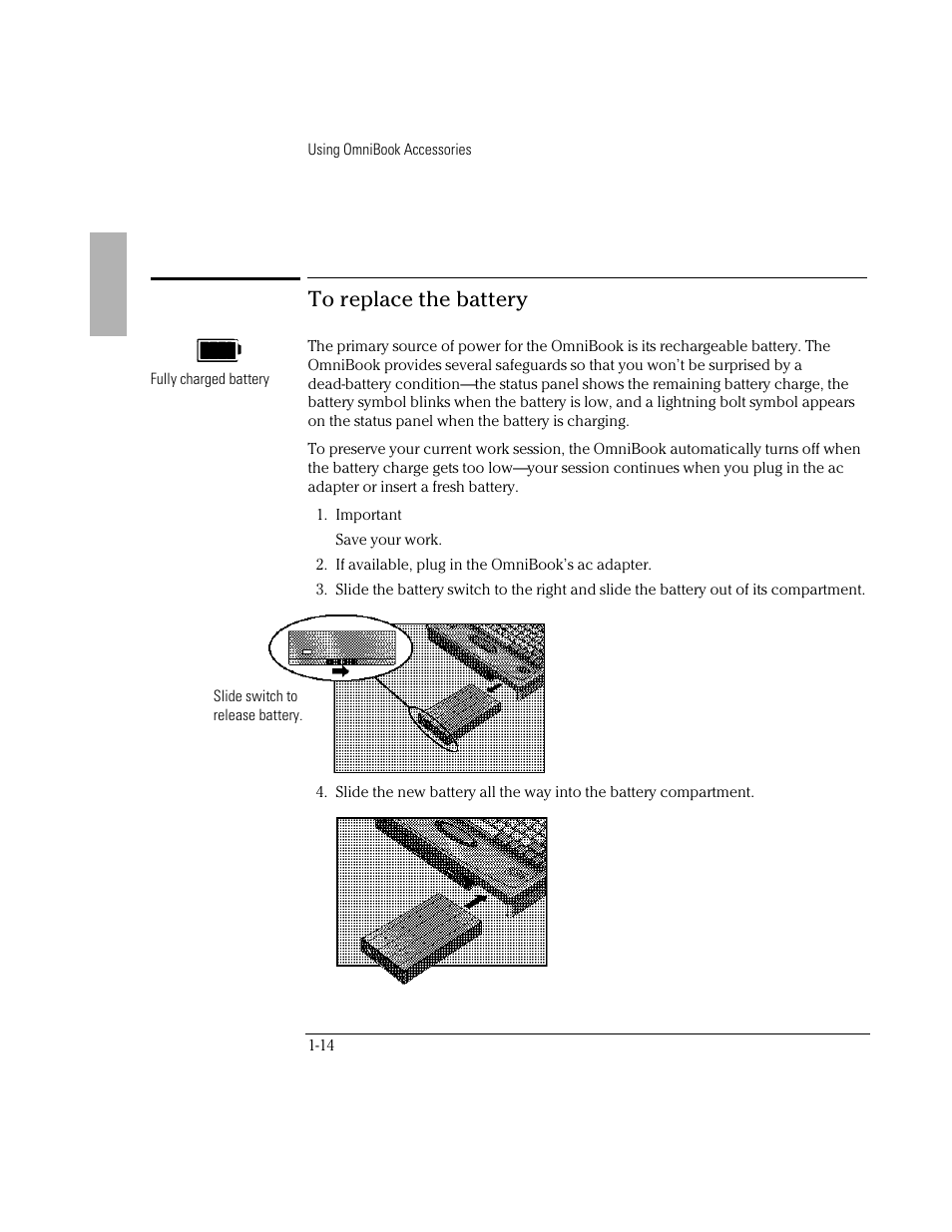 HP OmniBook 5500 Notebook PC User Manual | Page 14 / 32