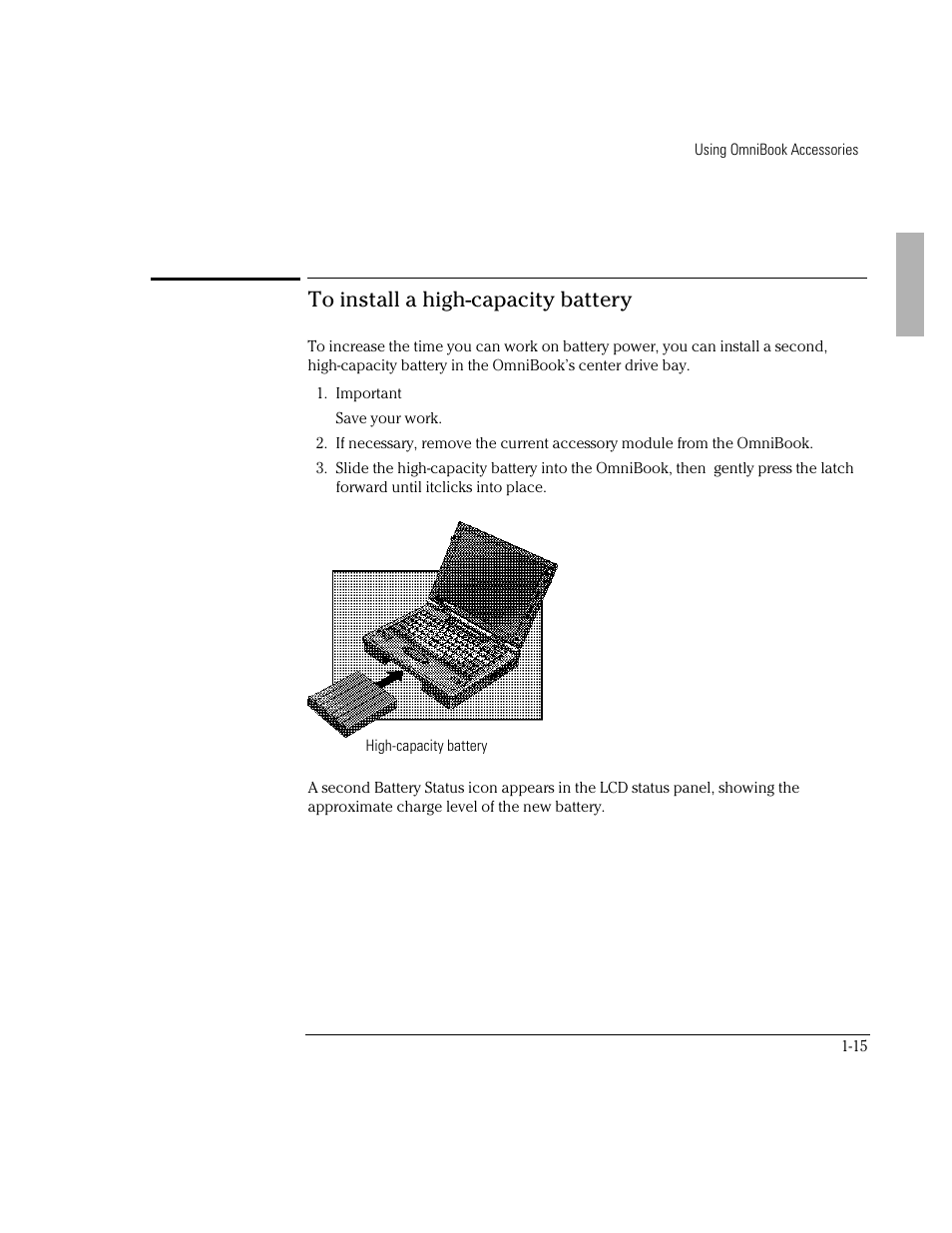 HP OmniBook 5500 Notebook PC User Manual | Page 15 / 32