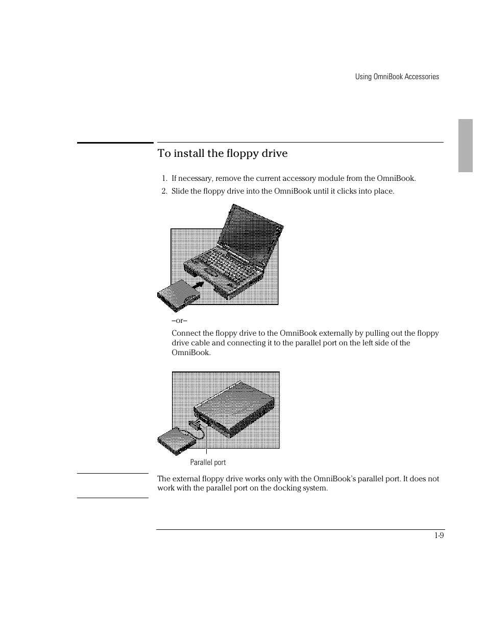 HP OmniBook 5500 Notebook PC User Manual | Page 9 / 32