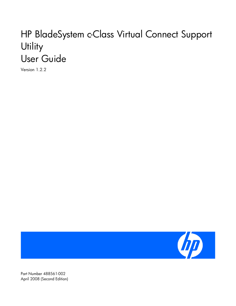 HP 1.10GB Virtual Connect Ethernet Module for c-Class BladeSystem User Manual | 14 pages