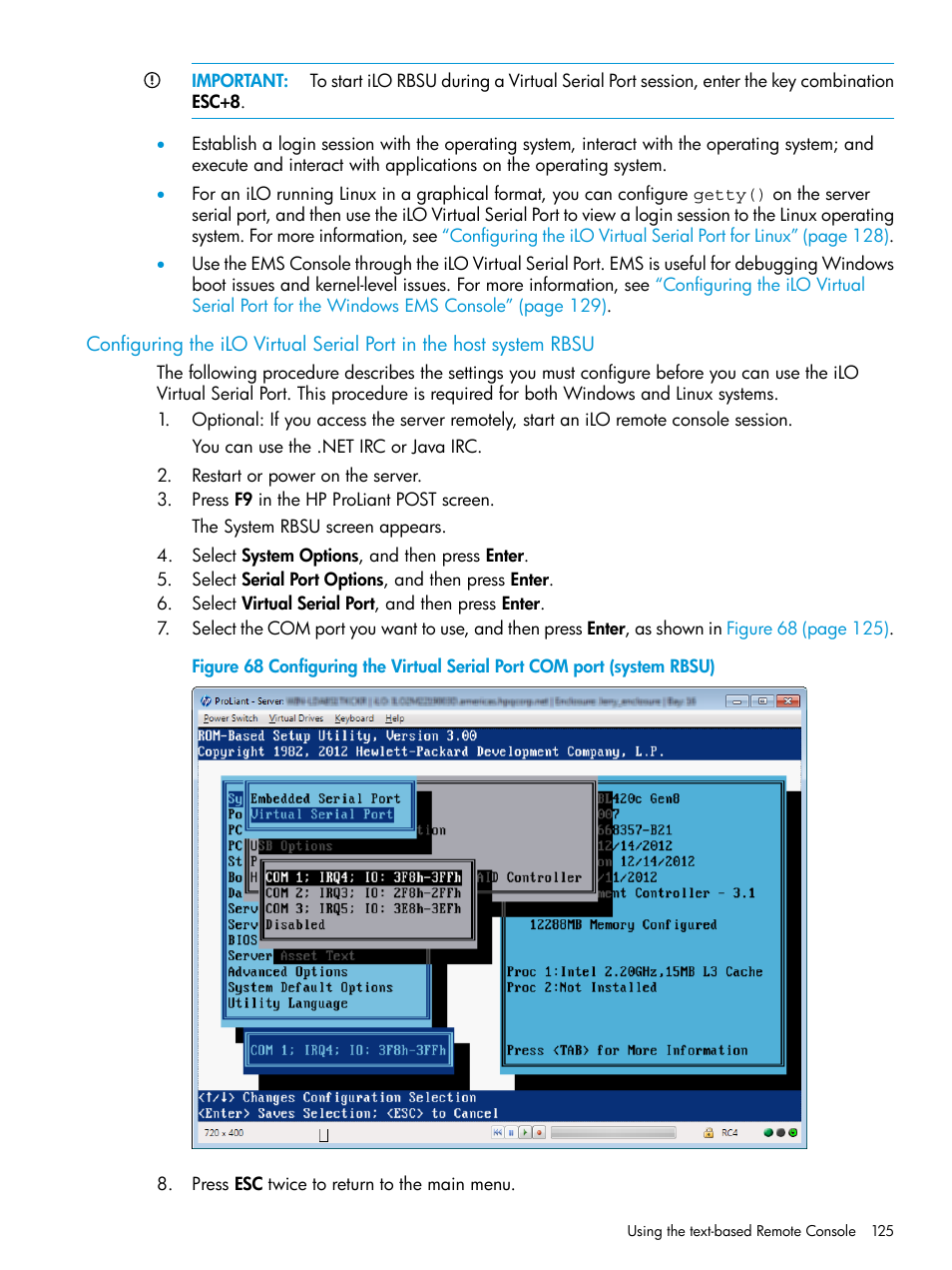 HP Integrated Lights-Out 3 User Manual | Page 125 / 256