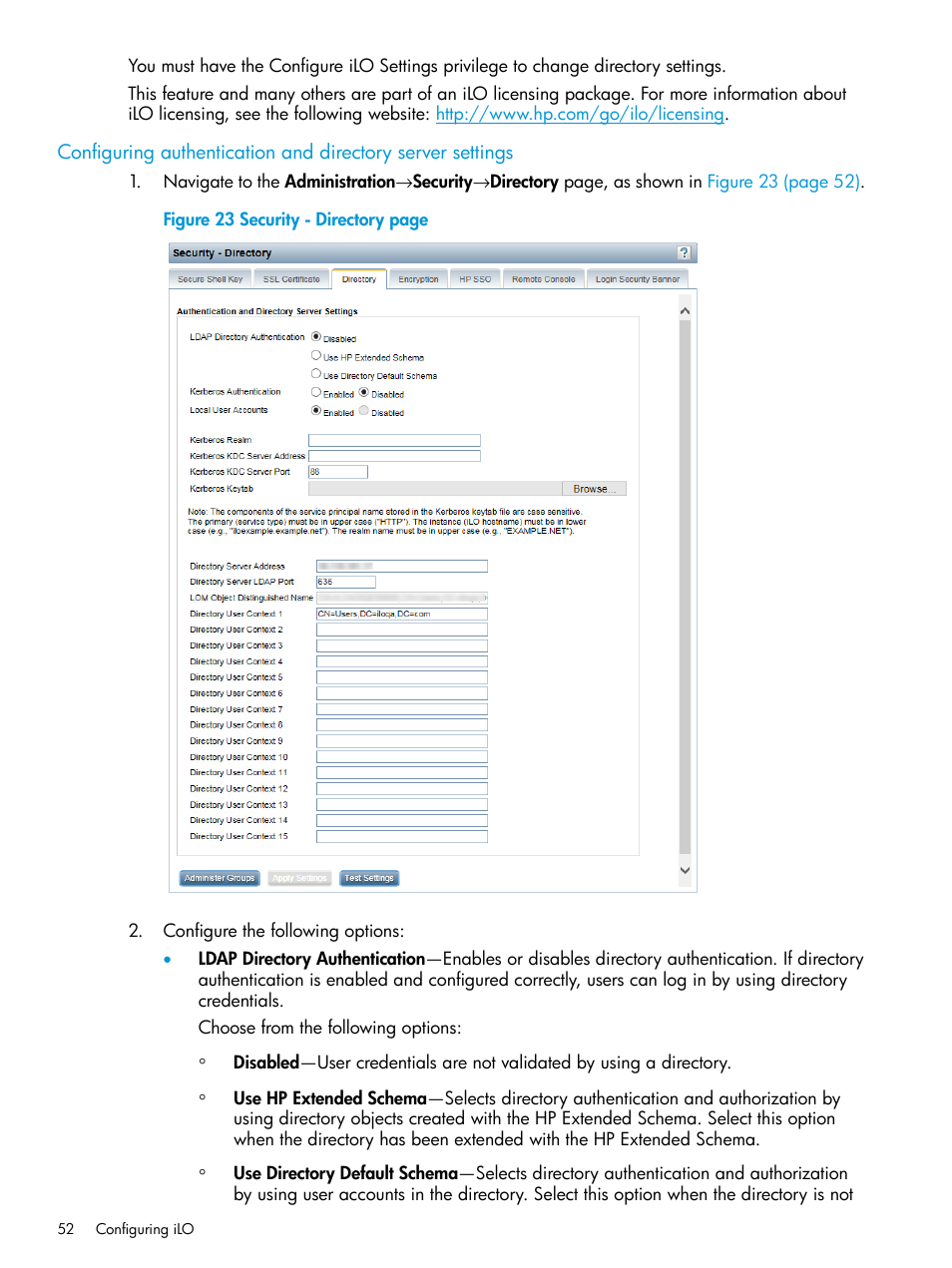 HP Integrated Lights-Out 3 User Manual | Page 52 / 256