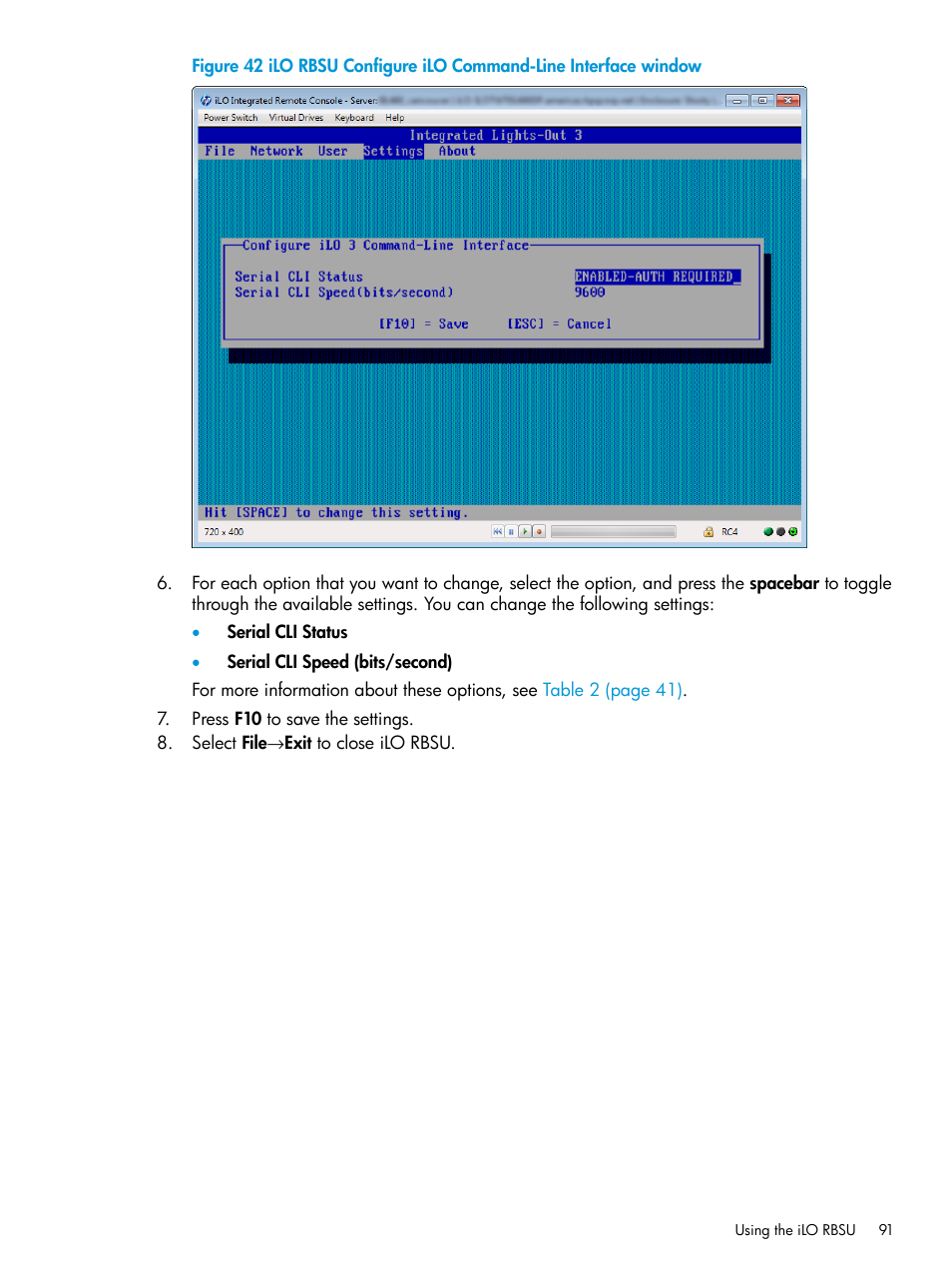 HP Integrated Lights-Out 3 User Manual | Page 91 / 256