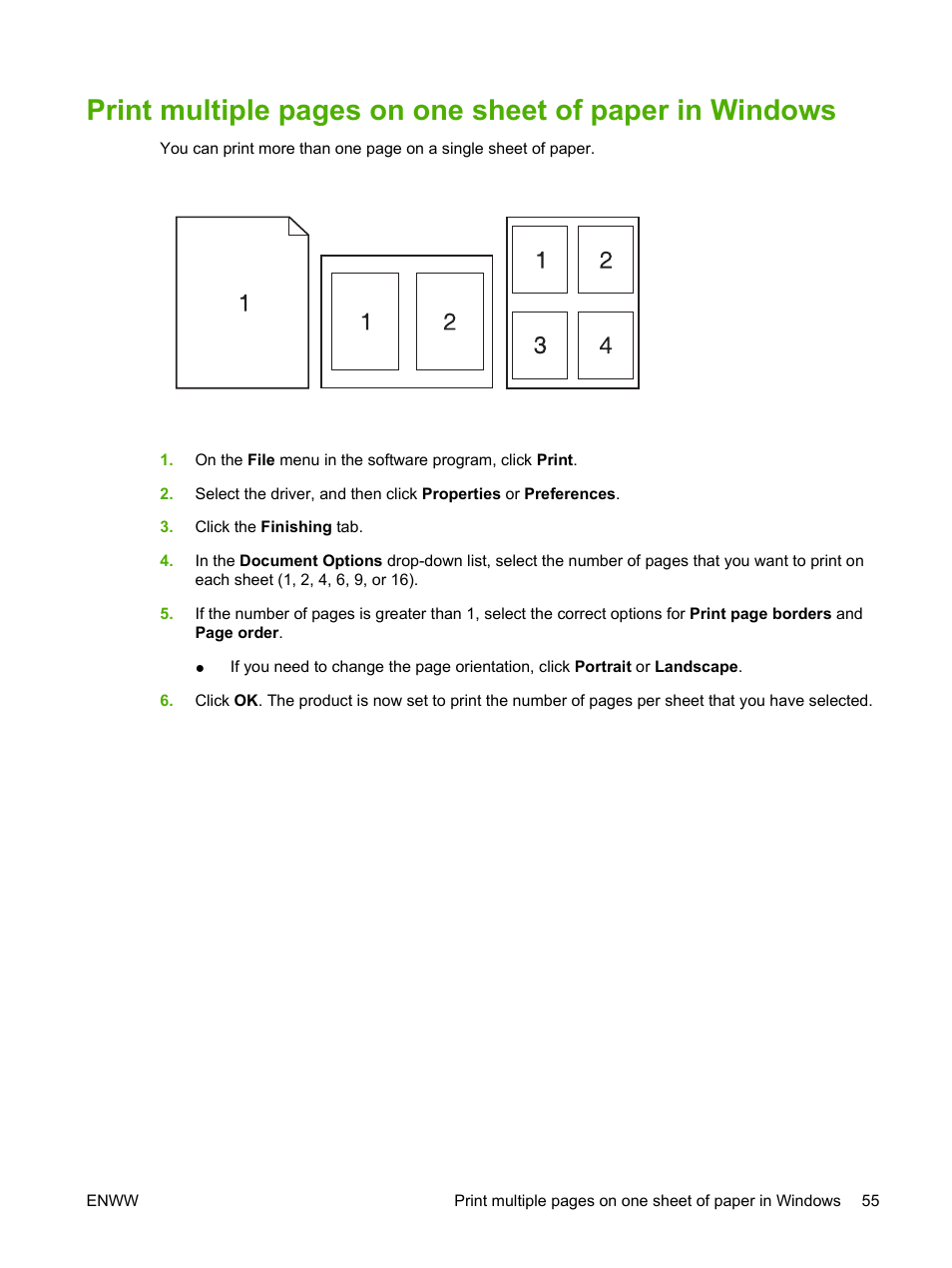 HP LaserJet M1319f Multifunction Printer User Manual | Page 65 / 212
