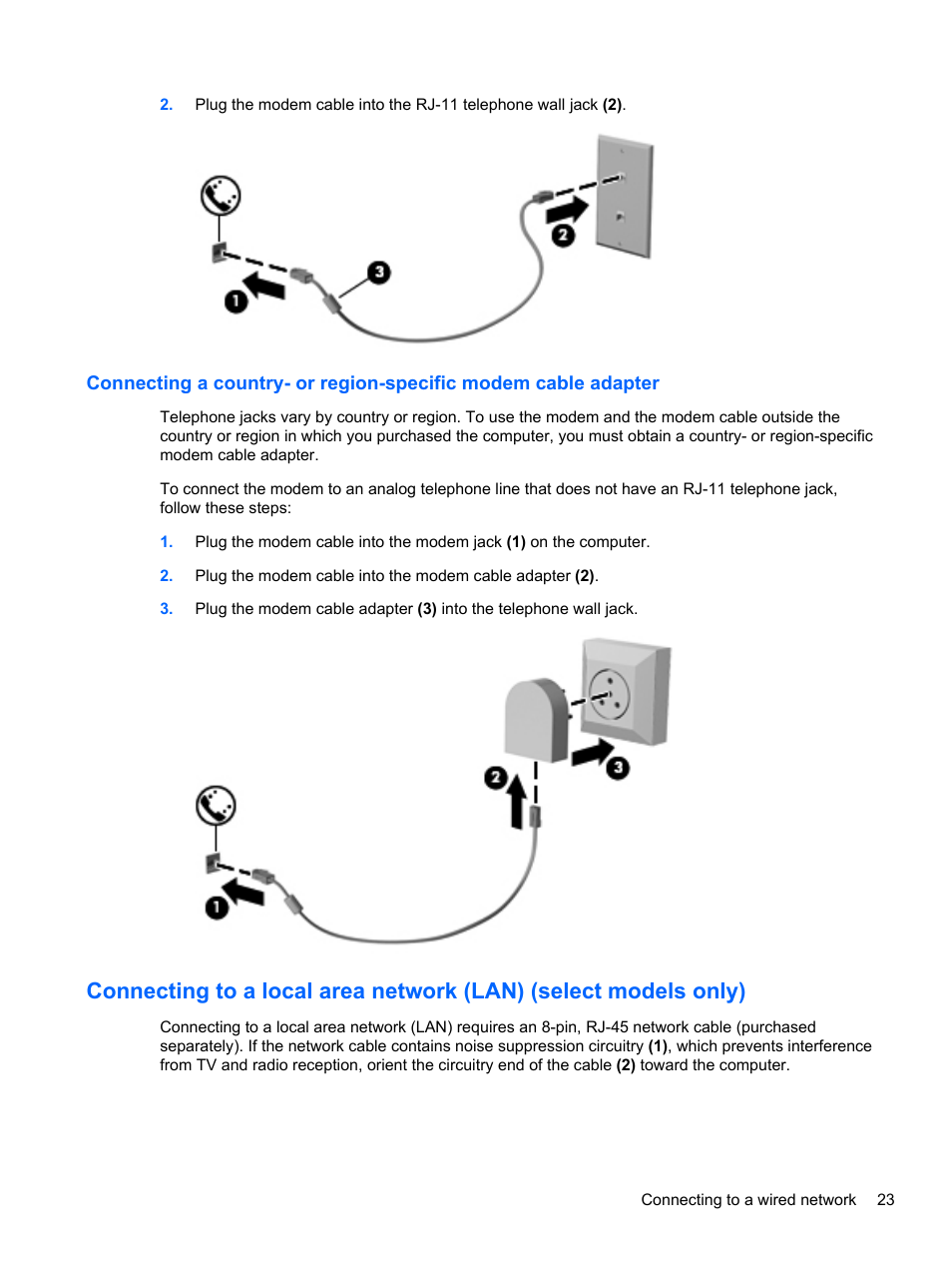 HP EliteBook 2570p Notebook PC User Manual | Page 33 / 106