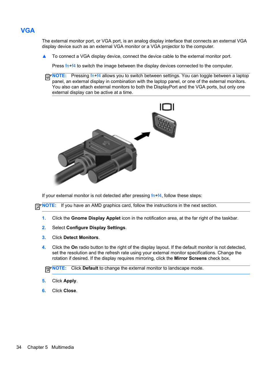 HP EliteBook 2570p Notebook PC User Manual | Page 44 / 106